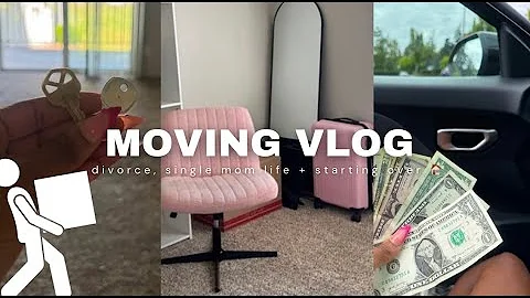moving back home at 24 | divorce, single mom life & starting over 🏠