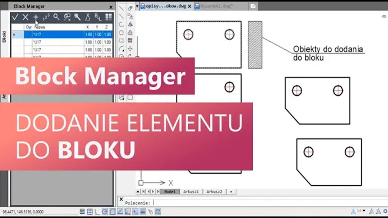 Dodanie elementów do istniejącego bloku. Block Manager. - YouTube