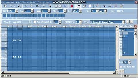 Making Music with MIDI Tracker in 5 minutes (2019-02-04)