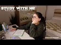 Real time study with me  medical student 5010 pomodoro real background sound