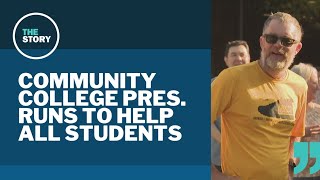 Clackamas Community College president running 1,500 miles to help meet Oregon students' basic needs