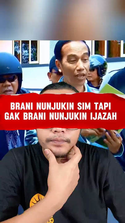 Jokowi doesn't dare to show his diploma? #dialectique #dialectics #prabowo #gibran #jokowi #jokow...
