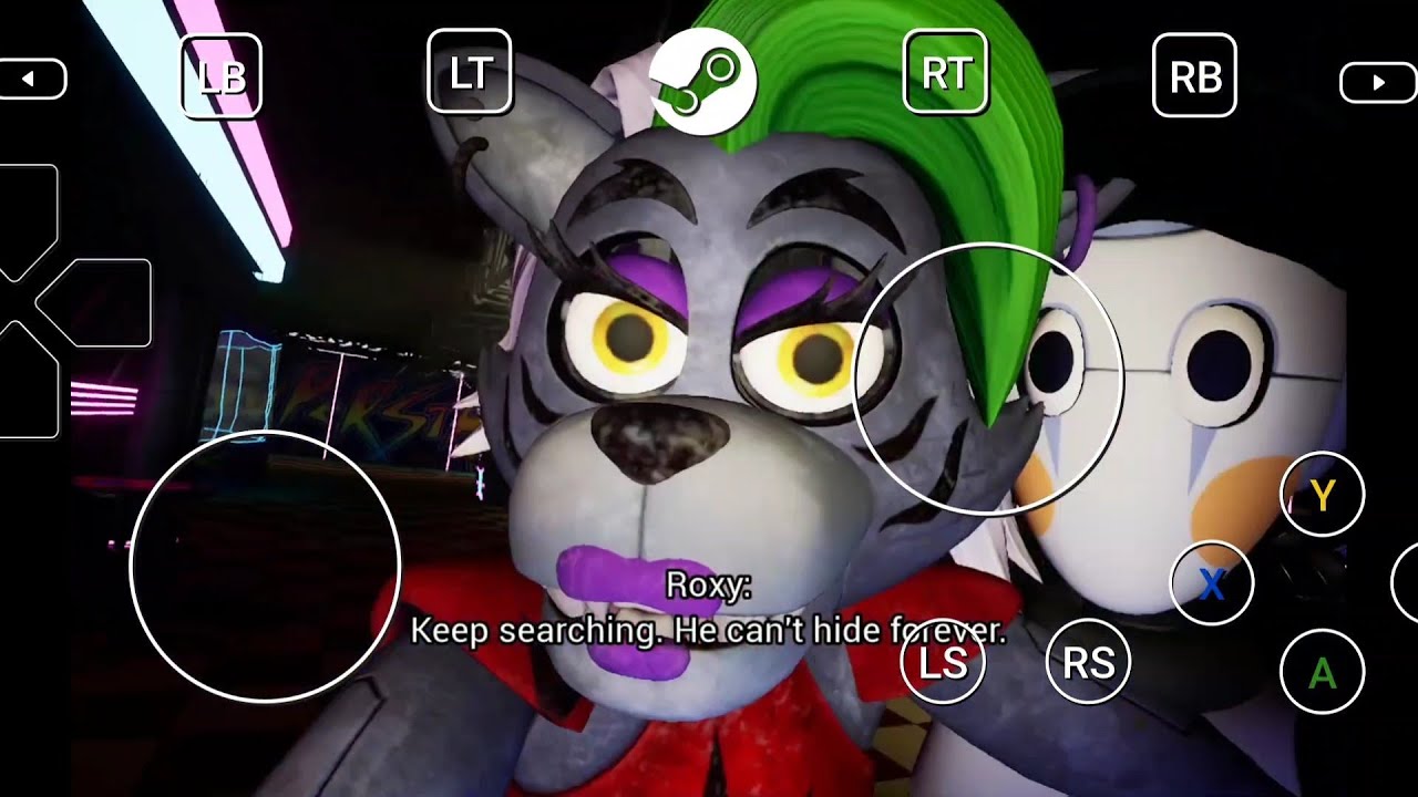 FNAF Security Breach PC Game On Mobile Smartphone - Android Gameplay  Walkthrough Part 24 