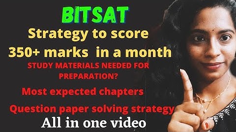 Bitsat preparation strategy 🔥||score 350+💥💥||Preparation tips and handbooks🥳