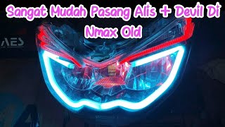 Pasang Lampu Alis Devil Demon Di Yamaha Nmax Old