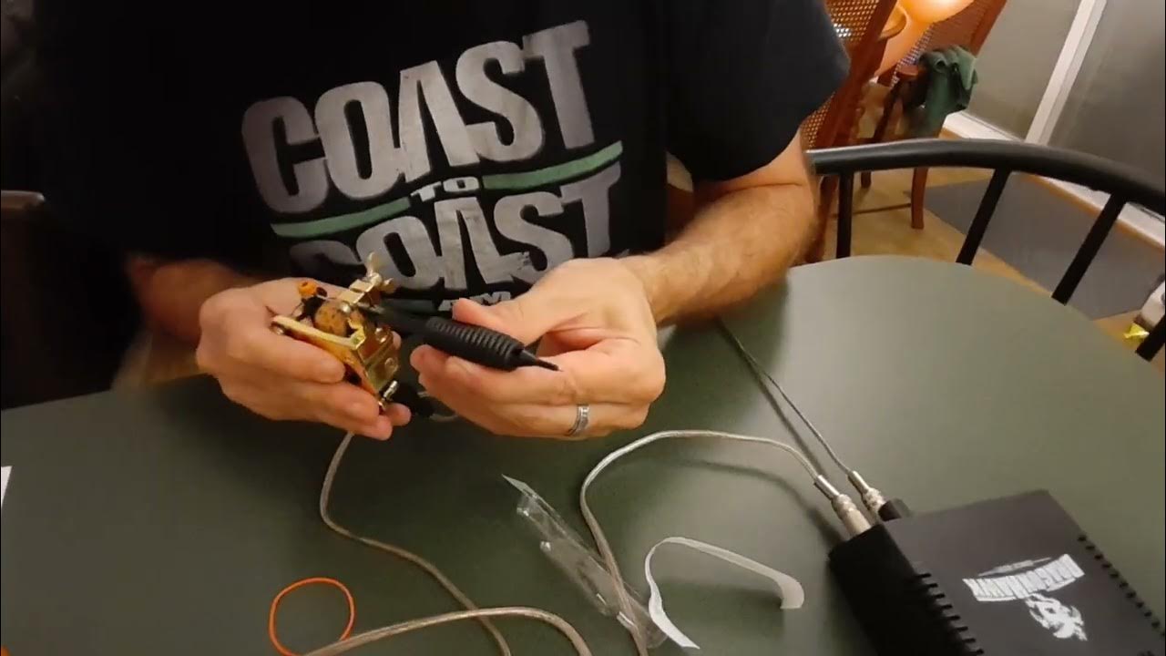 Setting up and Using Dragonhawk Tattoo Kit - YouTube