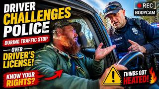 Driver Challenges Police During Traffic Stop Over Driver’s License | Bodycam