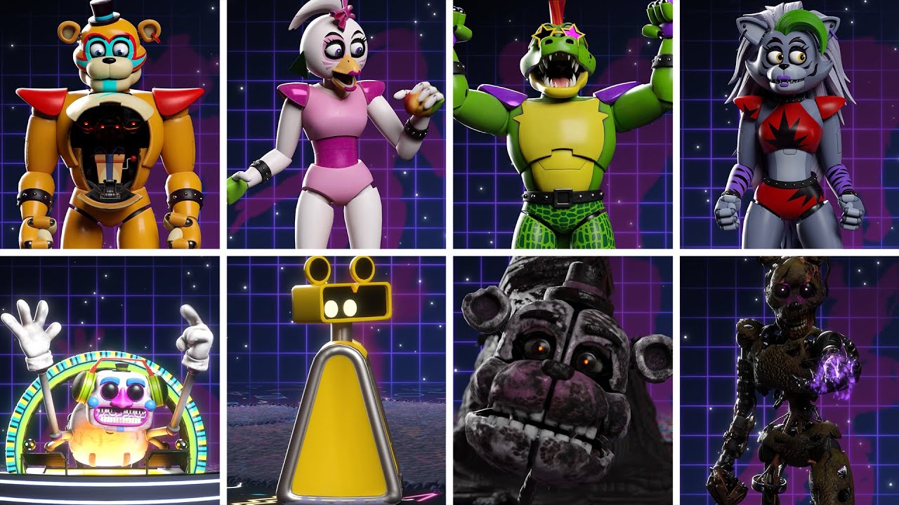 Fnaf Security Breach Characters