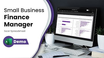 Small Business Finance Manager Excel Template - Accounting & Bookkeeping Simplified