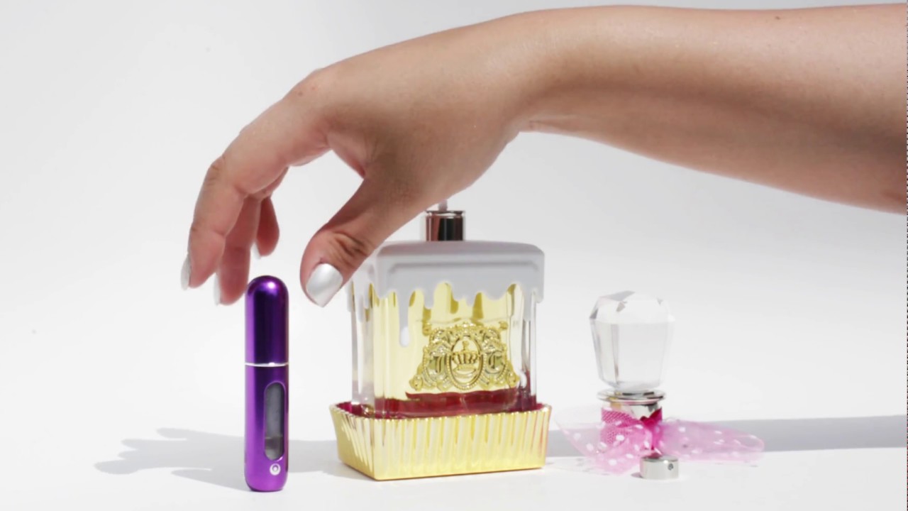 how to use travel perfume atomizer