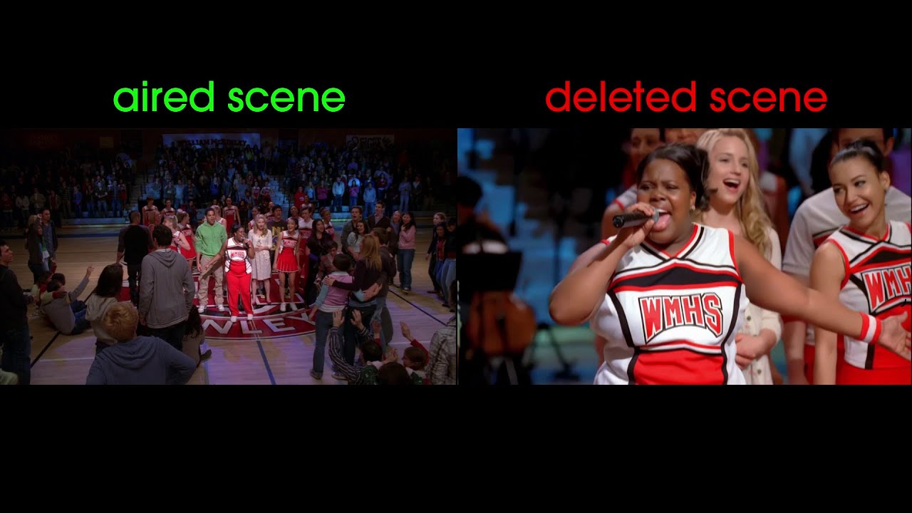 Beautiful (Deleted Scenes Comparision) — Glee 10 Years