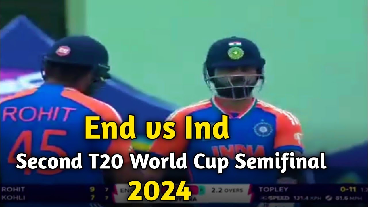 India vs England Second T20 World Cup Semifinal 2024 Highlights ||