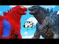 SPIDER GODZILLA VS GODZILLA 2014 - MONSTER BATTLE