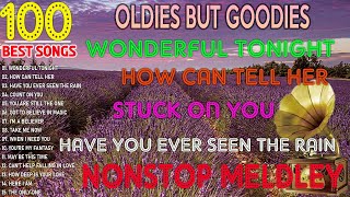 Download Lagu WONDERFUL TONIGHT - Oldies But Goodies Nonstop Medley 🎶 Bee Gees, Lobo, Eric Clapton. MP3