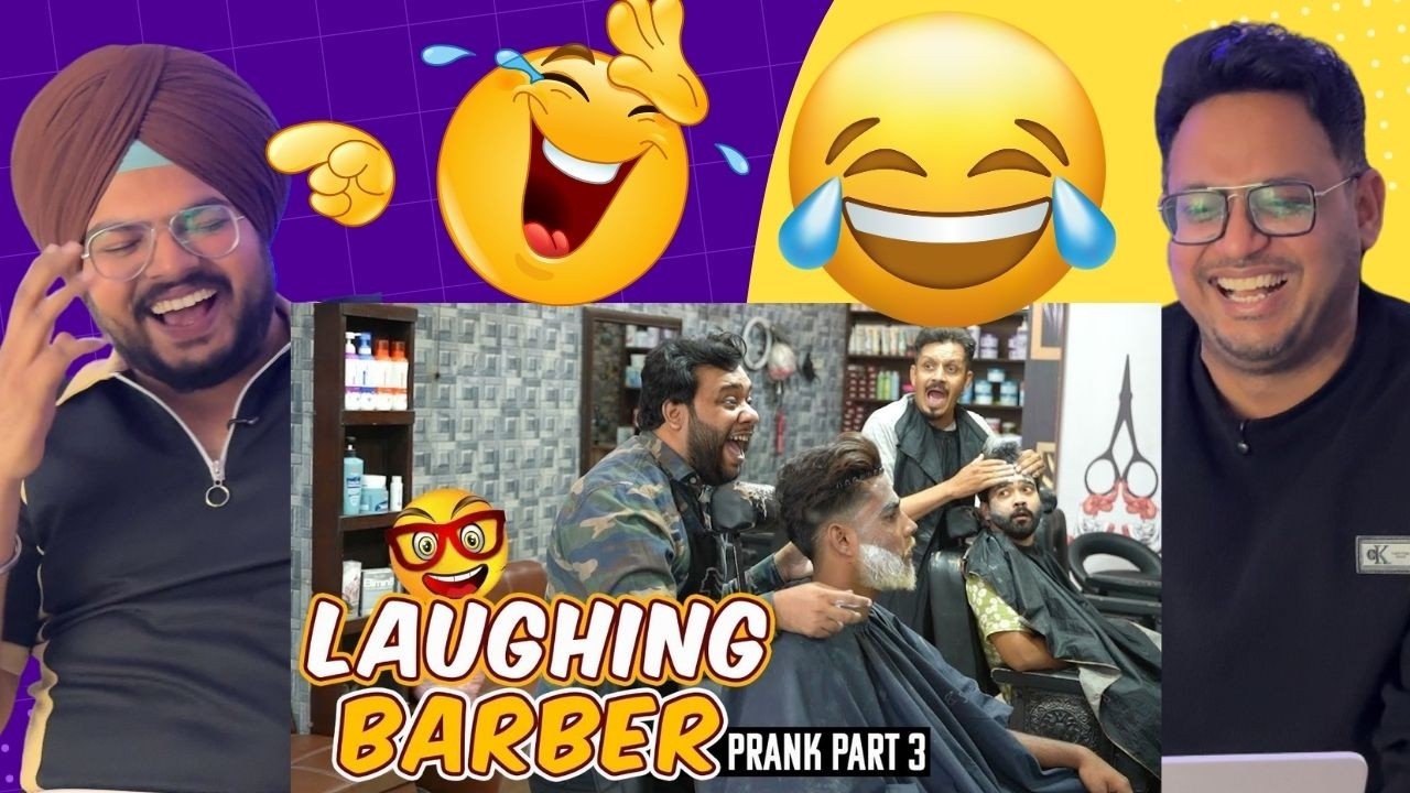 Laughing Barber Prank 😂🔥 | Nadir Ali Funniest Reactions Ever | HeartLink Reactions