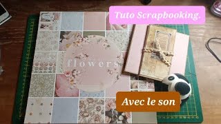 Tuto Scrapbooking.Voici les 2 premières créations que j'ai faites avec ce magnifique bloc Action.