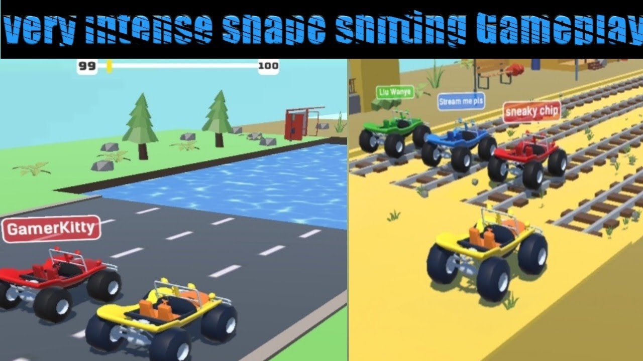 SHAPE SHIFTING Game  Levels Walkthrough GameplayAndroid-iOS Shift Vehicle Racing||MIKGAMING