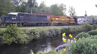 NECR 417 On Train 608 In Stafford Springs, CT 5/18/2021