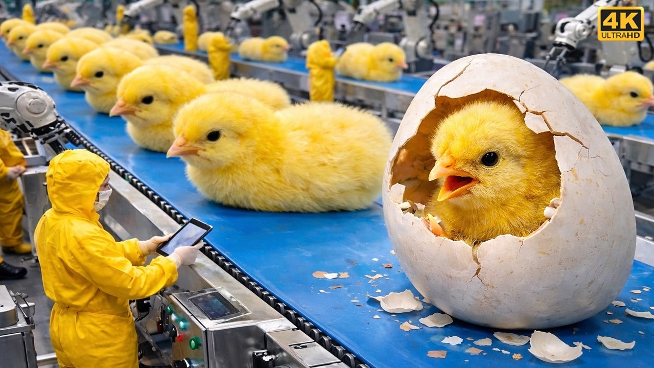 Inside America’s Chicken Industry: High-Tech Egg Incubation to Broiler Production