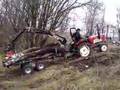 Yanmar tractor with Malwa 350 Grapple loader