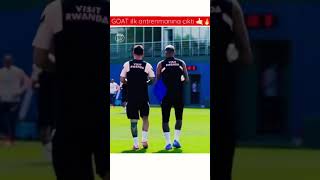 Messi Psgde Ilk Antrenmanına Çıktı Goat Çok Mutlu