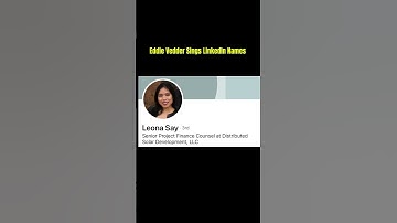 Thumbnail of Yellow Ledbetter song with LinkedIn profile name linkedin lyrics