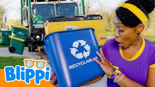 learn trash trucks meekah blippi songs educational songs