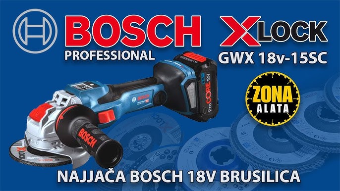 Bosch GWX 9-125 S X-LOCK Professional Awesome Quick Change - YouTube