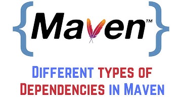 Different types of Dependencies in Maven | Maven Tutorial