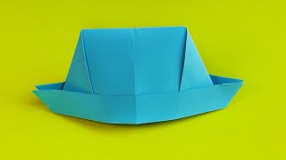 Оригами шапка Как сделать шапку из бумаги Origami hat