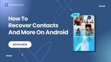 How To Recover Contacts, Photos, Videos, Audios, and Files From Android Devices #howtorecover