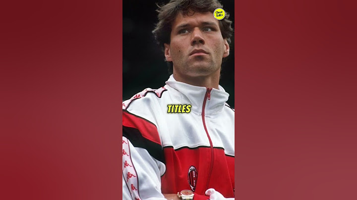 Waarom Marco van Basten op 28-jarige leeftijd met vervroegd pensioen ging 😳