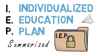 IEP Individualized Education Plan: Summarized & Explained
