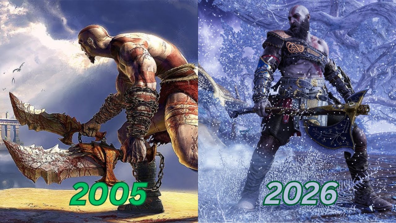 Evolution of God of War Games (2005–2026) | God of War 1 to Ragnarök