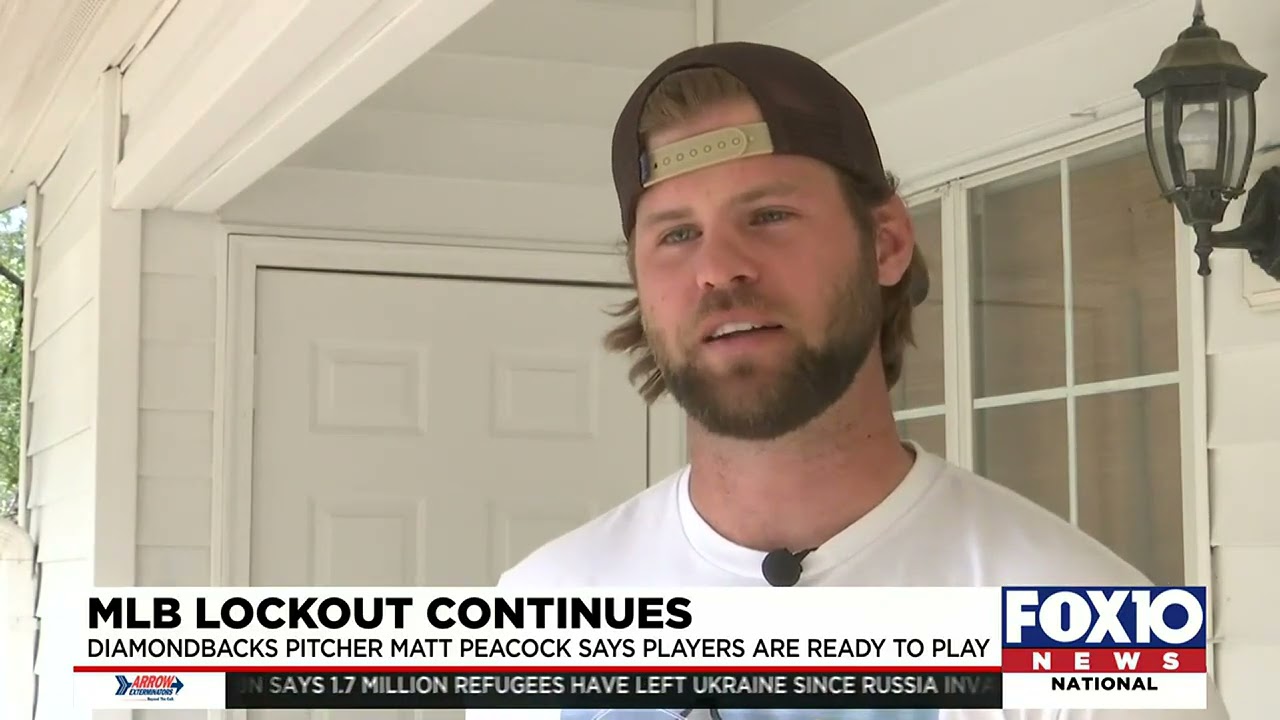 Local MLB star Matt Peacock talks to FOX10 News about owners lockout