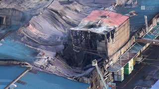 三重県名張市で工場火災