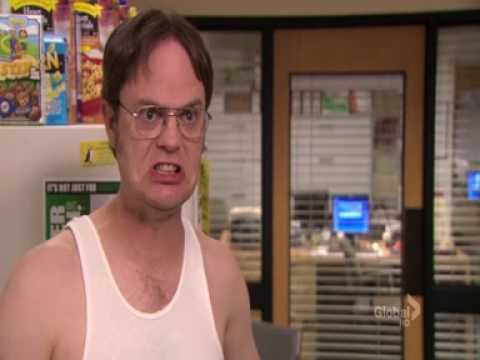 Dwight talking about most annoying thing