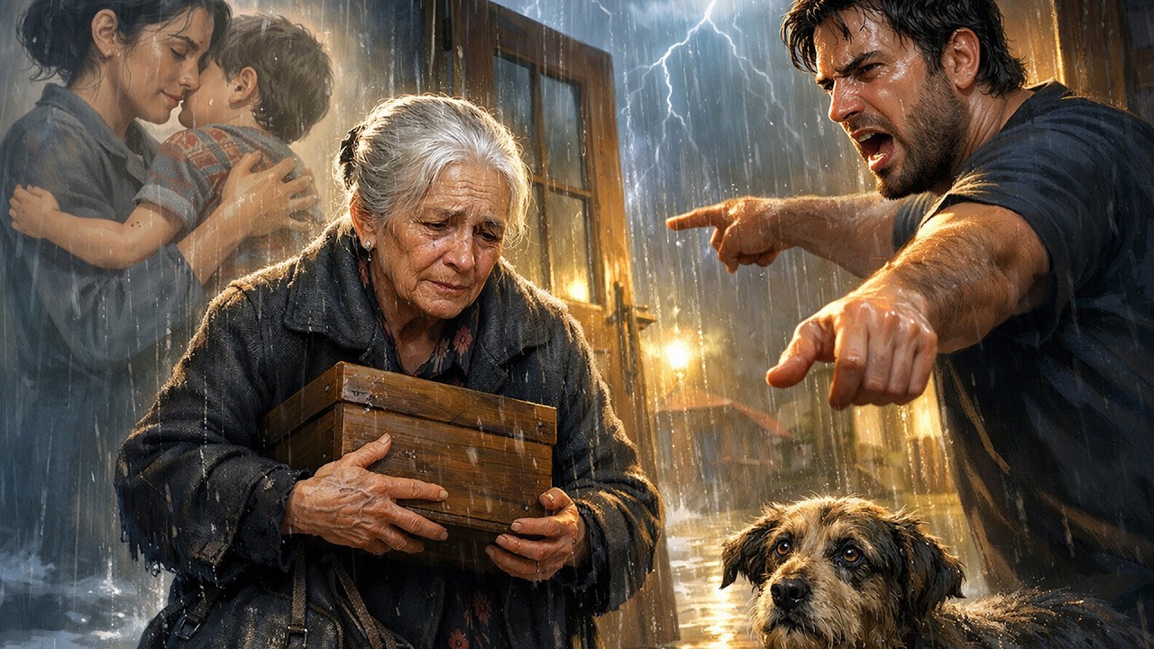 Echó a su madre anciana a la tormenta y halló el secreto en su caja de madera