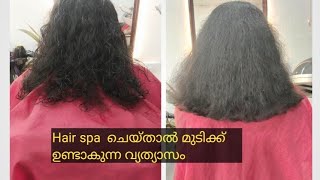 Hair spa ചെയ്താൽ മുടിക്ക് ഉണ്ടാകുന്ന വ്യത്യാസം