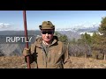 Russia: Putin enjoys Siberian taiga on the eve of his birthday