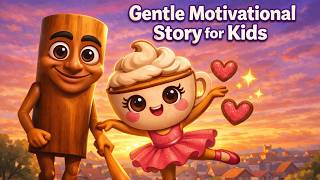 TUNG TUNG SAHUR \u0026 BALLERİNA CAPPUCİNO | A Gentle Motivational Story for Kids