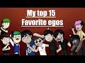 My top 15 favorite youtuber egos