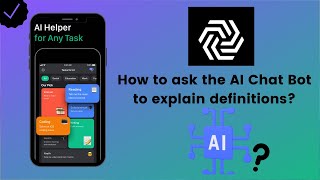 How to ask the ChatOn- AI Chat Bot Assistant to explain definitions? screenshot 4
