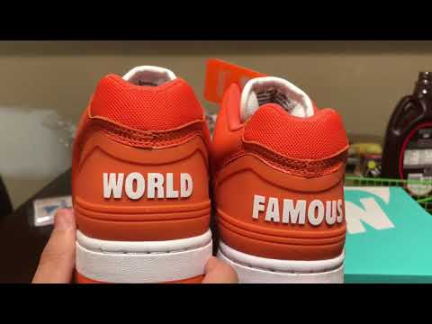 nike sb air force 2 low supreme orange