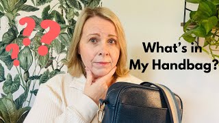 What’s in My Small Handbag, Everyday Essentials. Over 50 Lifestyle