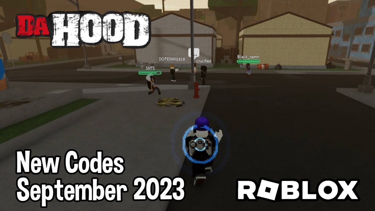 Roblox  Da Hood Codes (Updated September 2023) - Hardcore Gamer