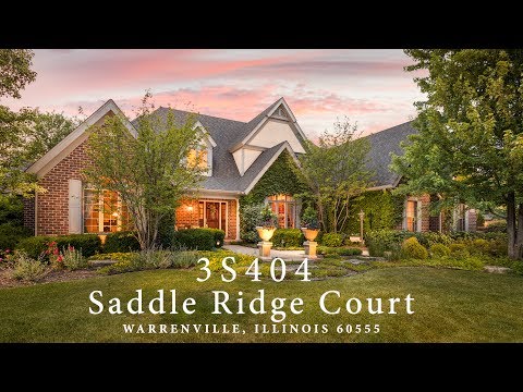 404 Saddle Ridge Ct, Warrenville, IL home video tour