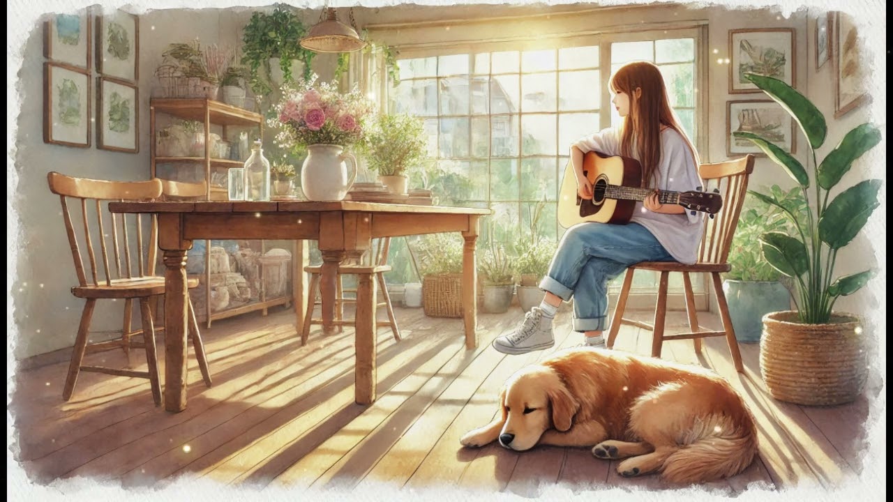 Morning Guitar Vibes 🎸- Lo-Fi Guitar. Beats to Relax & Calm 