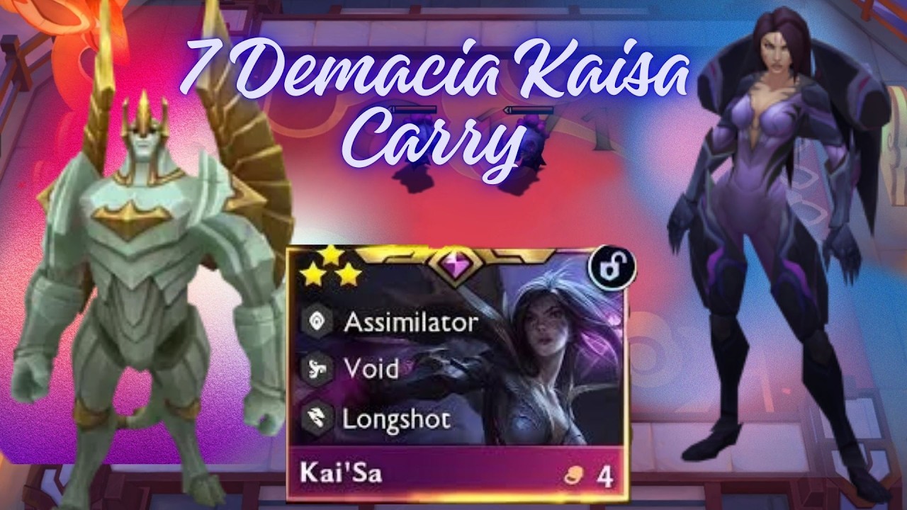 7 DEMACİA İLE KAI'SA TAŞIDI! 😱⚡ RALLY MEKANİĞİ ÇOK OP | TFT SET 16 TÜRKÇE