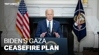 US president unveils new three-phase Israeli ceasefire proposal